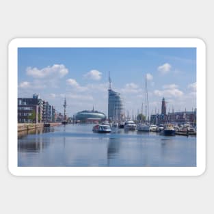 New port, Havenwelten, Bremerhaven Sticker